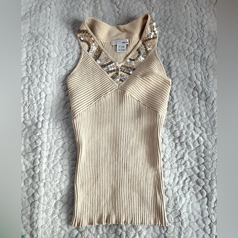 Vintage style Sequin Tank Sz. S